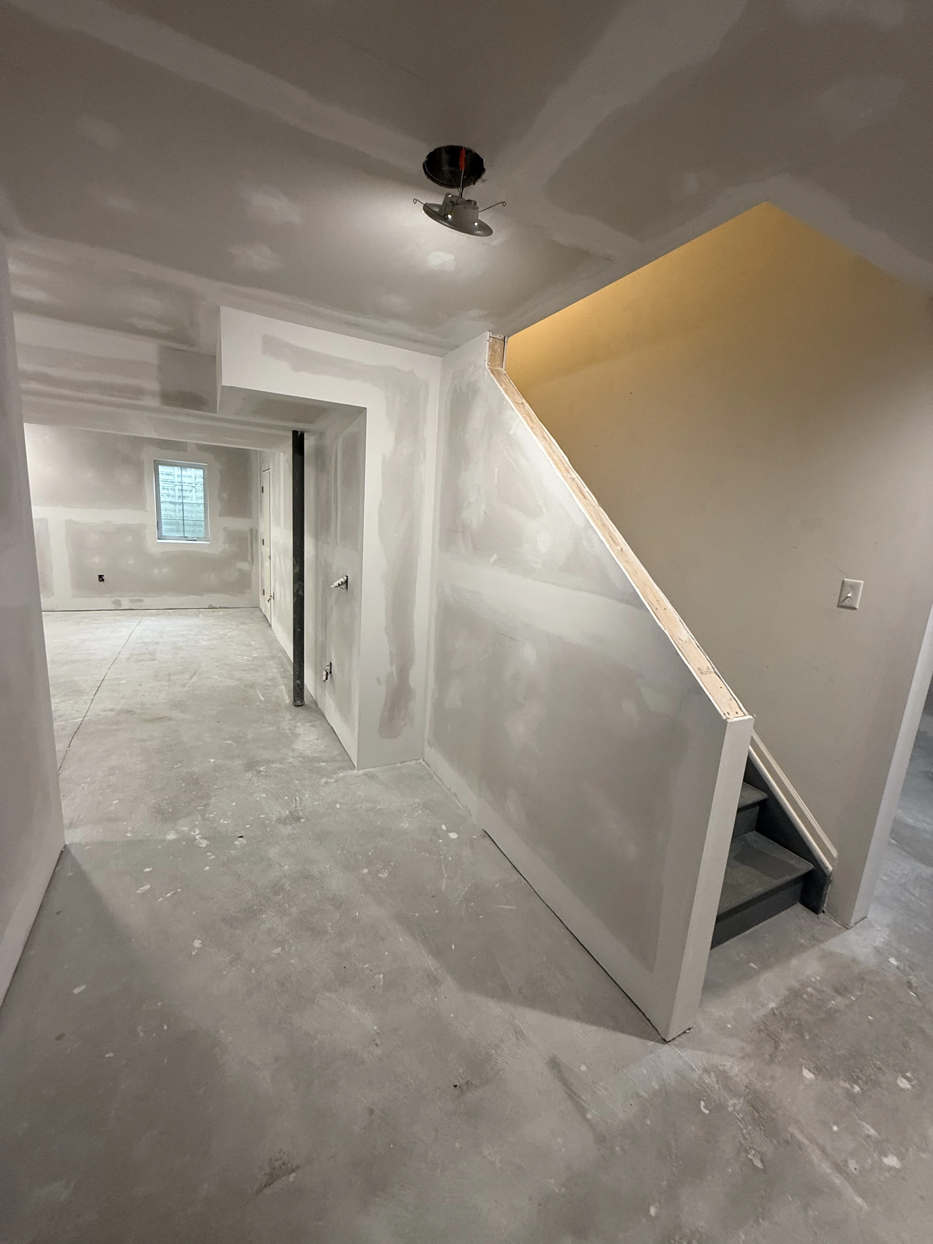 Finished luxury basement setup