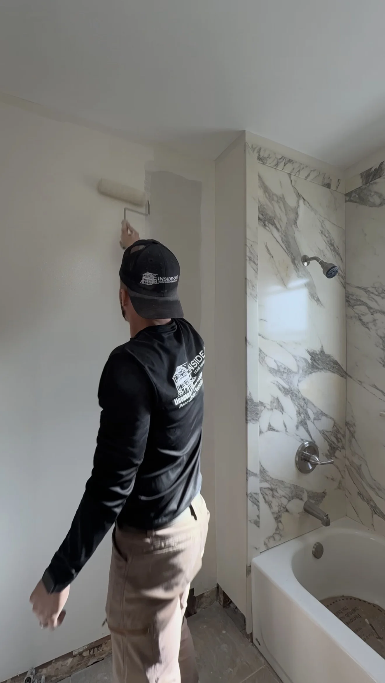 Beautiful staircase painting project